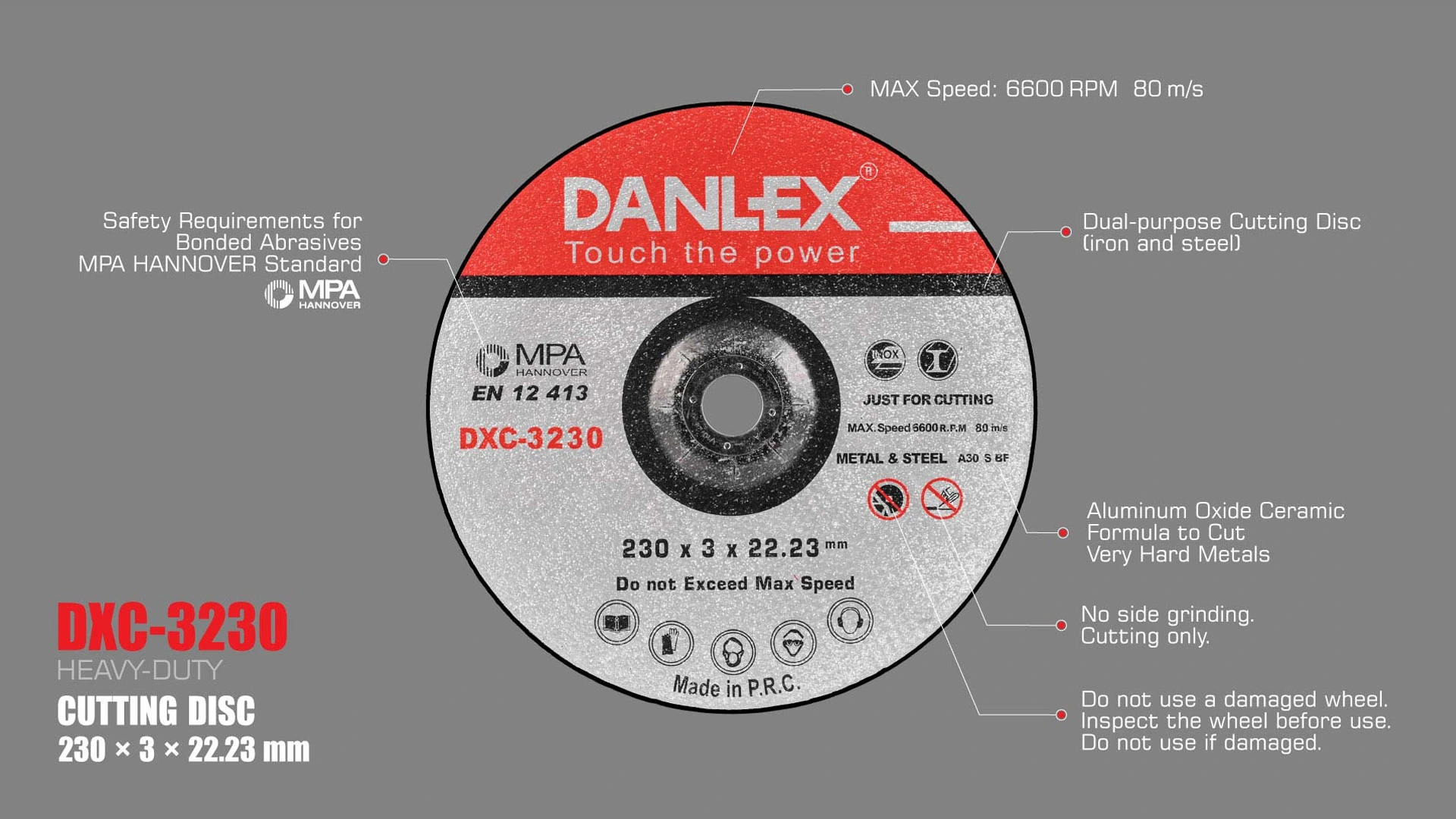 بررسی-صفحه-برش-آهن-و-استیل-دنلکس-مدل-DXC-3230