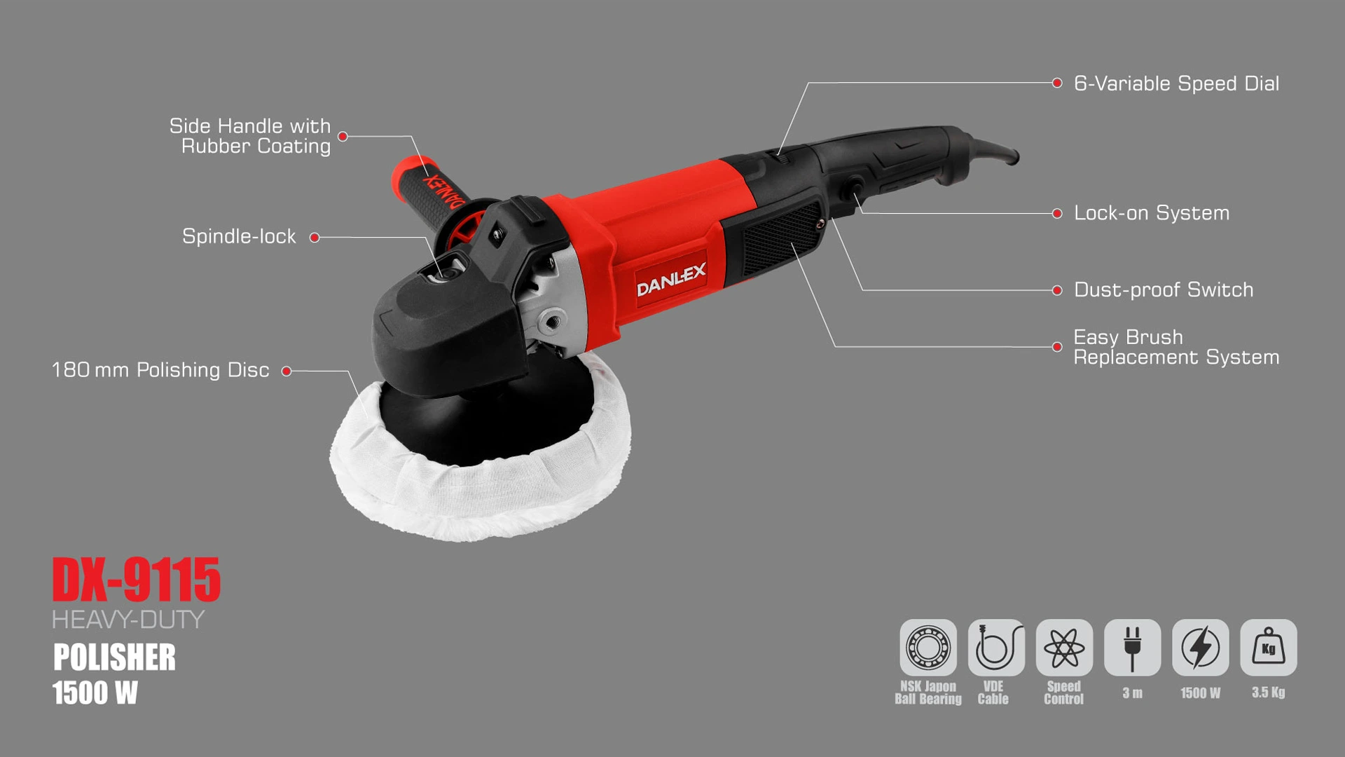 بررسی-پولیش-برقی-دنلکس-مدل-DX-9115